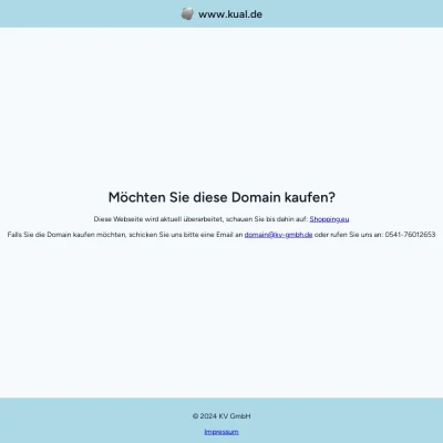 Screenshot kual.de