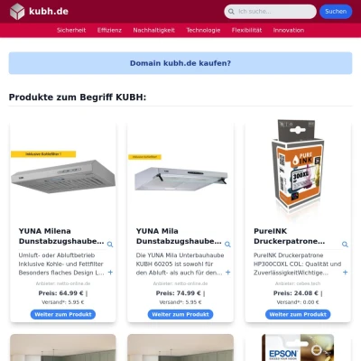 Screenshot kubh.de