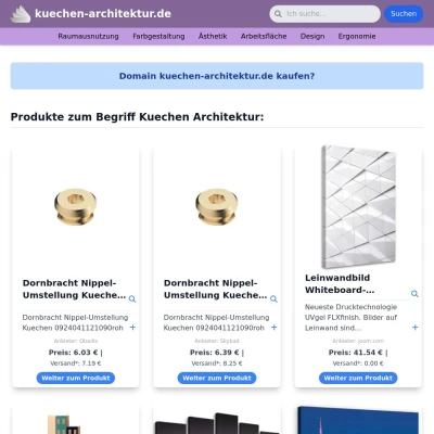 Screenshot kuechen-architektur.de