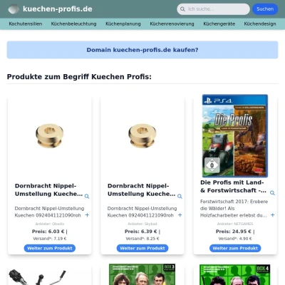 Screenshot kuechen-profis.de