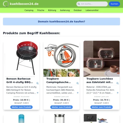 Screenshot kuehlboxen24.de