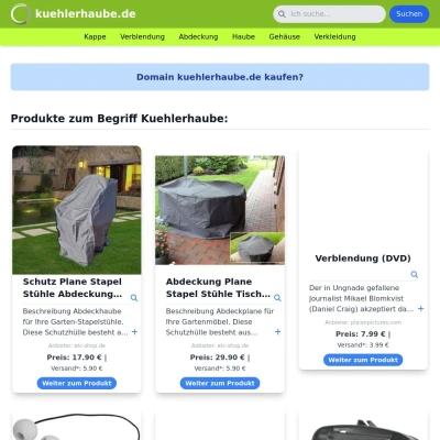 Screenshot kuehlerhaube.de