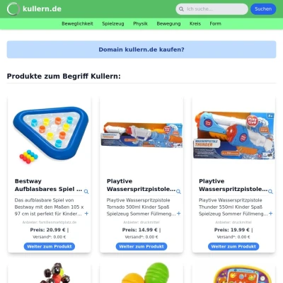 Screenshot kullern.de