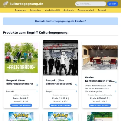 Screenshot kulturbegegnung.de