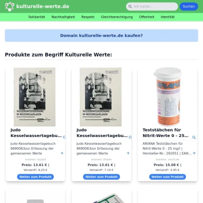 Screenshot kulturelle-werte.de