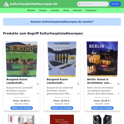 Screenshot kulturhauptstadteuropas.de