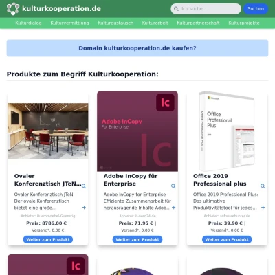 Screenshot kulturkooperation.de