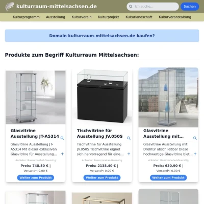 Screenshot kulturraum-mittelsachsen.de