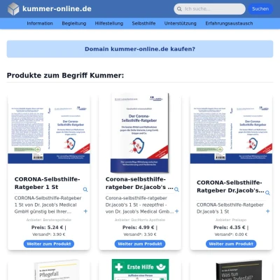 Screenshot kummer-online.de