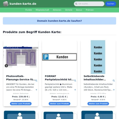 Screenshot kunden-karte.de