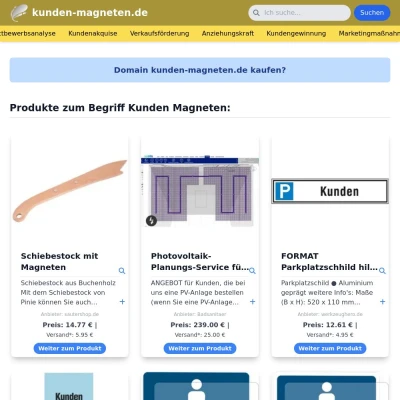 Screenshot kunden-magneten.de