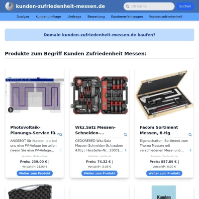 Screenshot kunden-zufriedenheit-messen.de