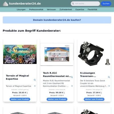 Screenshot kundenberater24.de