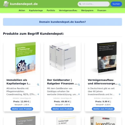 Screenshot kundendepot.de