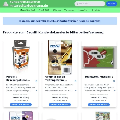 Screenshot kundenfokussierte-mitarbeiterfuehrung.de