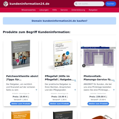 Screenshot kundeninformation24.de