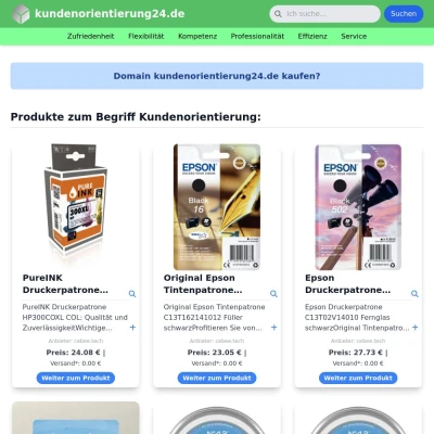 Screenshot kundenorientierung24.de