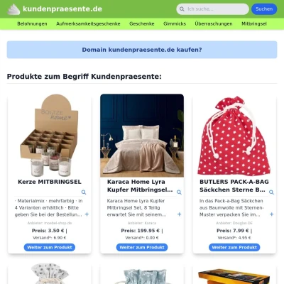 Screenshot kundenpraesente.de