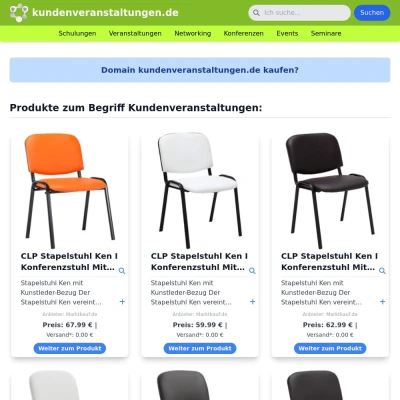 Screenshot kundenveranstaltungen.de