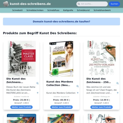 Screenshot kunst-des-schreibens.de