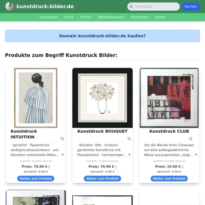 Screenshot kunstdruck-bilder.de