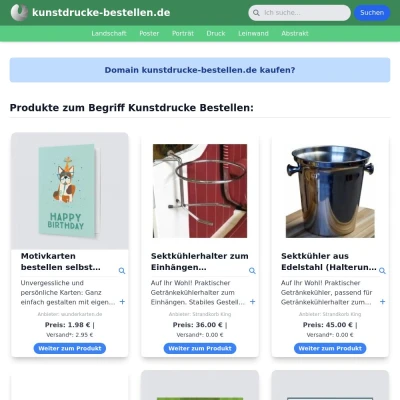 Screenshot kunstdrucke-bestellen.de