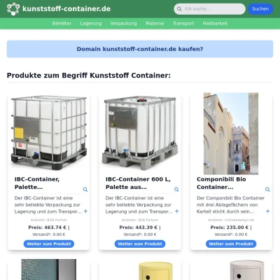 Screenshot kunststoff-container.de