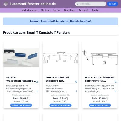 Screenshot kunststoff-fenster-online.de