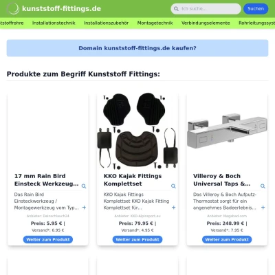 Screenshot kunststoff-fittings.de