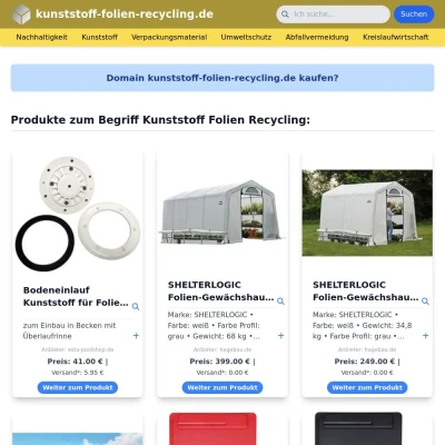 Screenshot kunststoff-folien-recycling.de