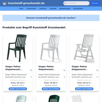 Screenshot kunststoff-grosshandel.de