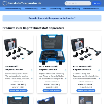 Screenshot kunststoff-reparatur.de