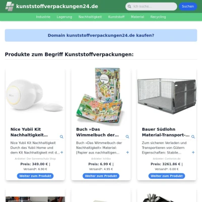 Screenshot kunststoffverpackungen24.de