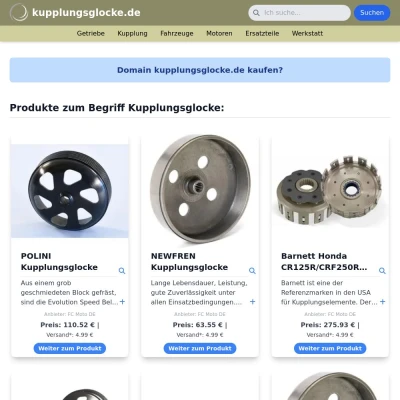 Screenshot kupplungsglocke.de