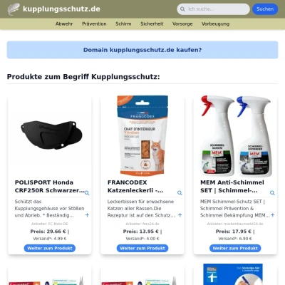 Screenshot kupplungsschutz.de