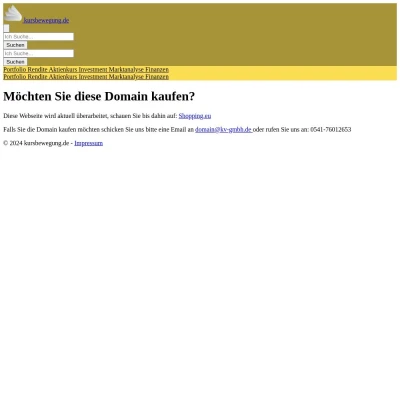 Screenshot kursbewegung.de