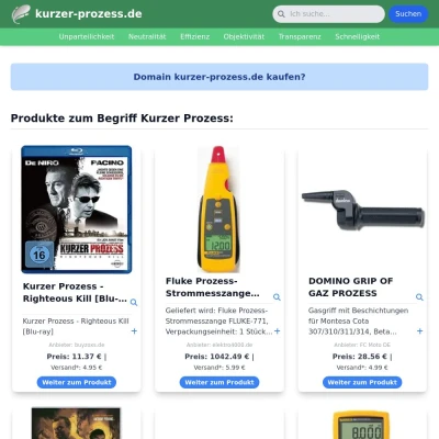 Screenshot kurzer-prozess.de