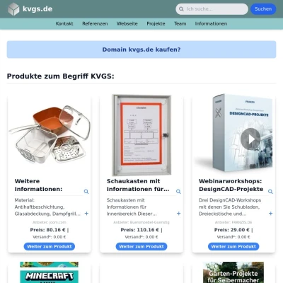 Screenshot kvgs.de