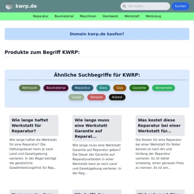 Screenshot kwrp.de