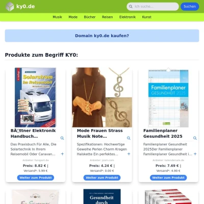 Screenshot ky0.de