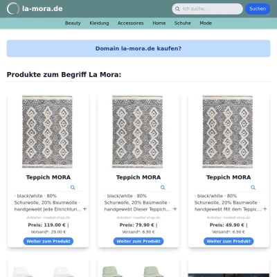 Screenshot la-mora.de