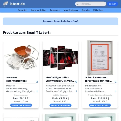 Screenshot labert.de