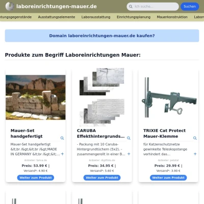 Screenshot laboreinrichtungen-mauer.de