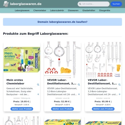 Screenshot laborglaswaren.de