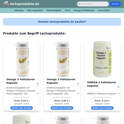Screenshot lachsprodukte.de
