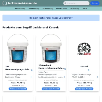 Screenshot lackiererei-kassel.de