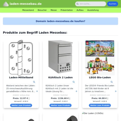 Screenshot laden-messebau.de
