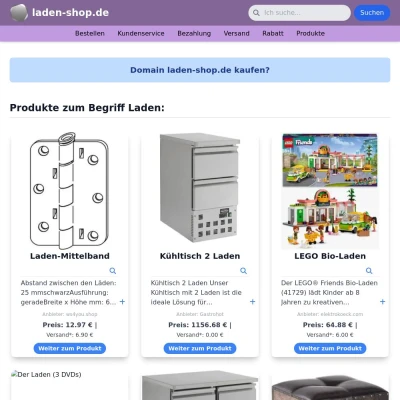 Screenshot laden-shop.de