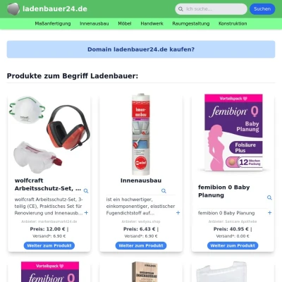 Screenshot ladenbauer24.de