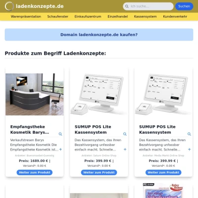 Screenshot ladenkonzepte.de